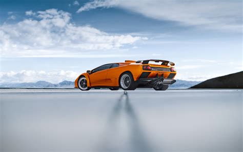 Wallpaper Lamborghini Sports Car Diablo Driving Exotic Gt
