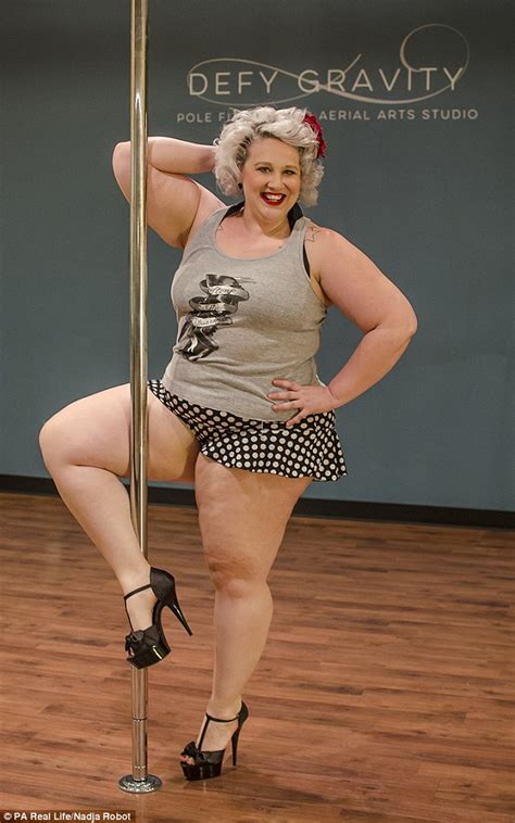 Plus Sized Pole Dancer Wont Let Cruel Bullies Put Her Off Daily Mail