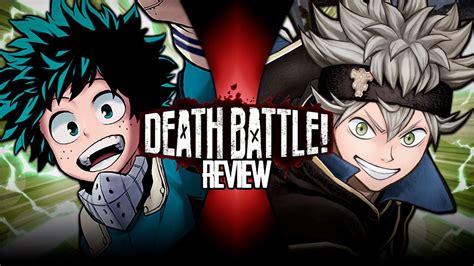 Deku Vs Asta Death Battle Review Youtube