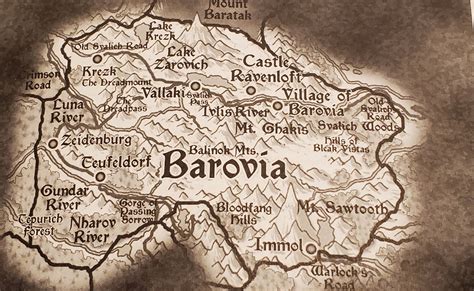 Map Of Barovia In Rachel S Ravenloft Game World Anvil