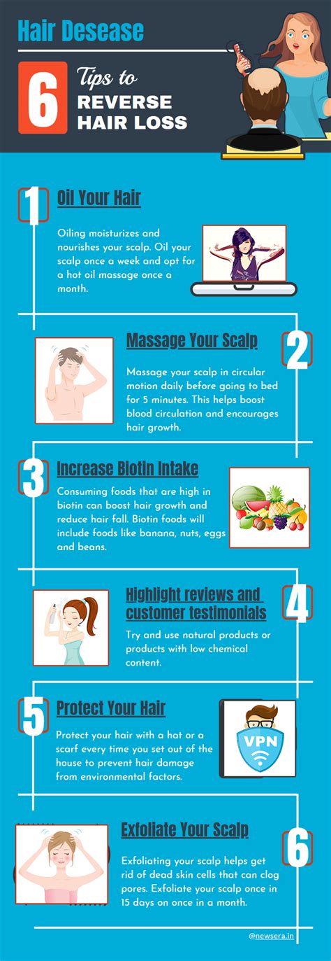 Eggs are packed with a b vitamin called biotin, which helps hair grow and strengthens brittle fingernails. Fight hair loss naturally - Newsera - Info graphic and text