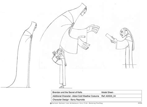 The Secret Of Kells Model Sheets Traditional Animation
