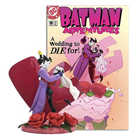 Dc Comics Joker And Harley Quinn Wedding Cake Topper Style Statue