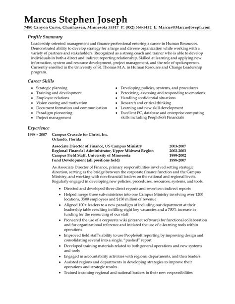 27 Curriculum Vitae Summary Template That You Can Imitate