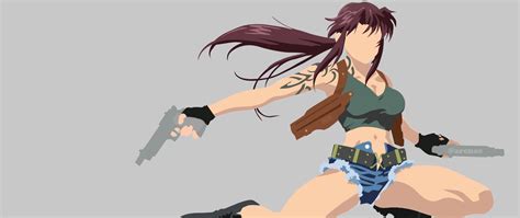 2560x1080 Revy Black Lagoon Minimal 2560x1080 Resolution