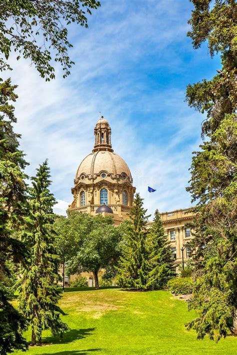 Alberta Legislature Building Edmonton Alberta Stock Image Image Of