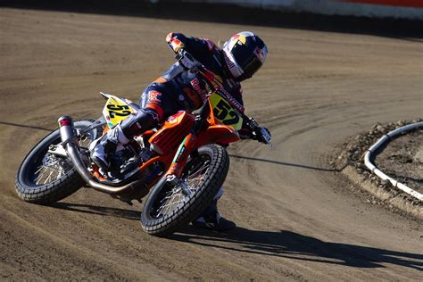 Red Bull Ktm Factory Racing Flat Track Media Day Riding