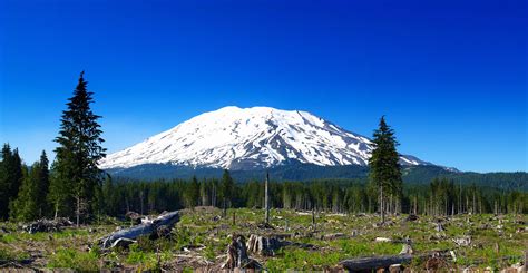 Expose Nature Mount St Helens Washington State Usa Oc 4098x2124