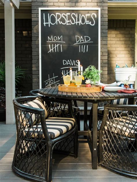 During your search for backyard ideas. How to Host a Rustic, Fall Backyard Party | HGTV