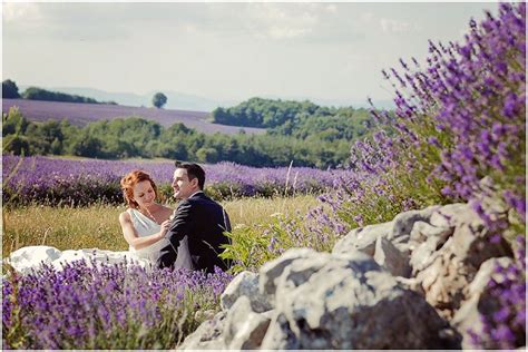 Lavender Field Wedding In Provence