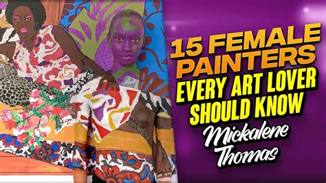 Female Painters Every Art Lover Should Know Mickalene Thomas Youtube