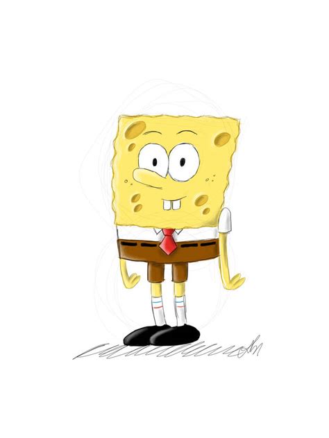 Spongebob Squarepants Loud House Style By Fude Chan Art On Deviantart