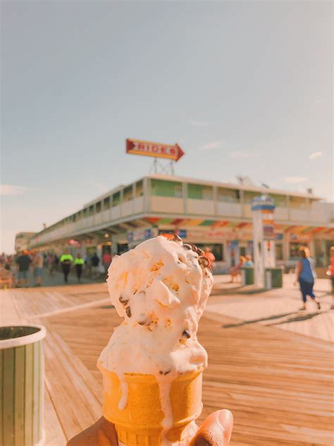 I C E C R E A M Warm Aesthetic Amusement Park Yellow