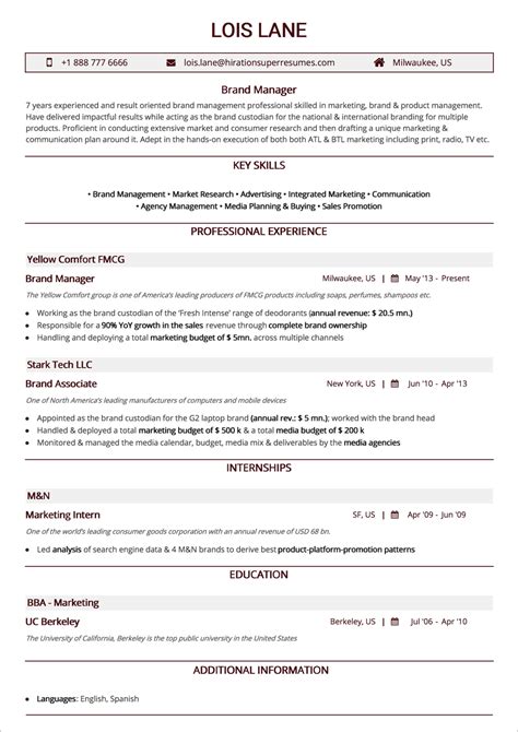 Reverse chronological resume example is a sample written in order of most recent job experience first in descending order. Best Resume Format Reverse Chronological Resume Format 1 ...