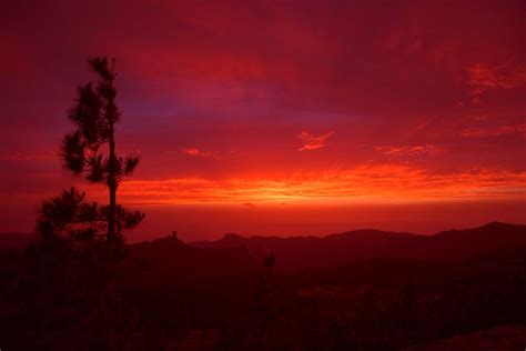 Sunset Red Landscape A Photo On Flickriver