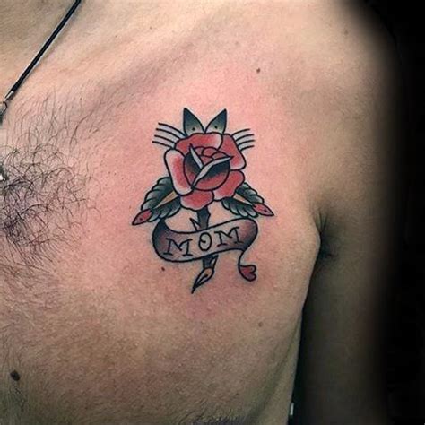 And these tattoos should be meaningful for each wearer. 40 Traditional Mom Tattoo Designs For Men - Memorial Ideas
