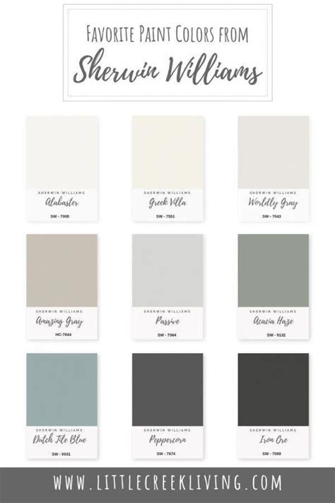 ️joanna Gaines Paint Colors Matched To Sherwin Williams Free Download