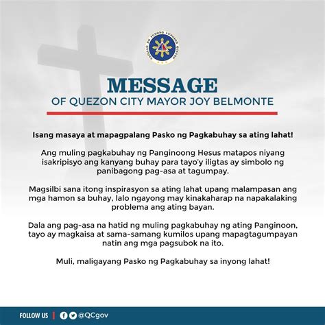 Quezon City Government On Twitter Dala Ang Pag Asa Na Hatid Ng Muling