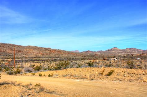 Desert Landscape At Big Bend National Park Texas Image Free Stock