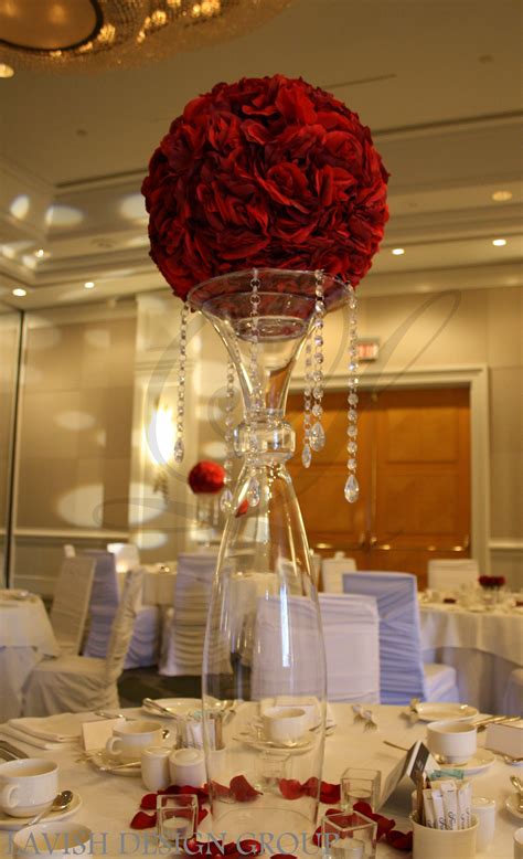 You'll receive email and feed alerts when new items arrive. Dark red flower ball with hanging crystal gems www ...