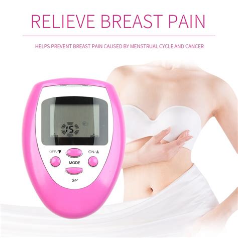 Electronic Breast Enhancer Bust Enlargement Growth Muscle Stimulator Pulse Massager Chest
