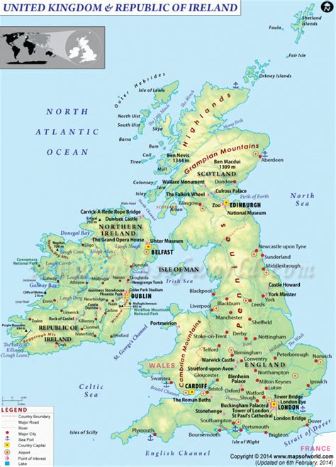 Printable Map Of England And Scotland Free Printable Maps