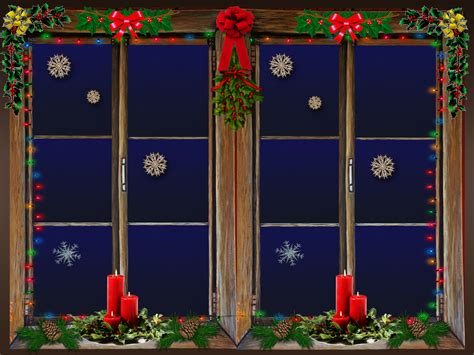 Wallpapers Christmas Window Free Download
