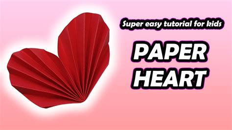 Beautiful Super Easy Origami Heart In 2 Minutes Origami Youtube