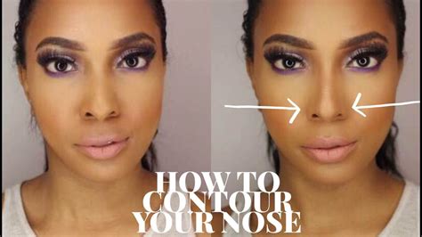 Best hair tips for long faces! Nose Job without the Nose Job! | How to Properly Contour Your Nose - YouTube
