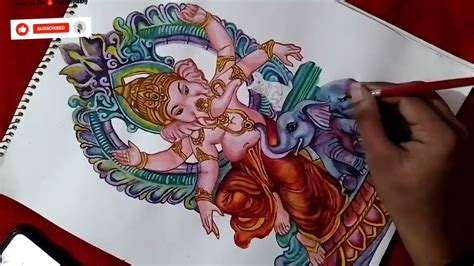 Ganpati Bappa Drawing Haw To Draw Ganpati Bappa Watch Full Video