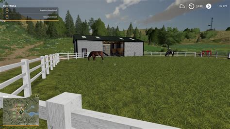 Placeable Small American Stable V10 Fs19 Farming Simulator 19 Mod