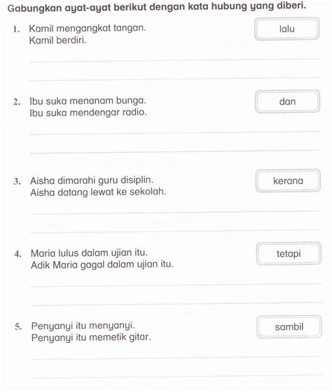 Syakifi berdiri _____ menjawab soalan yang diberikan oleh cikgu wong. KSSR Bahasa Malaysia Tahun 1: Latihan (4)