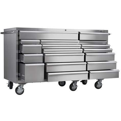 Viper Tool Storage 72 Inch 18 Drawer Pro Series 304 Stainless Steel