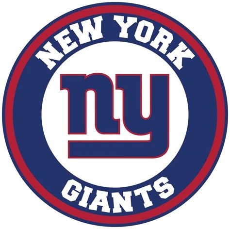 New York Giants Circle Logo Vinyl Decal Sticker Sizes Sportz