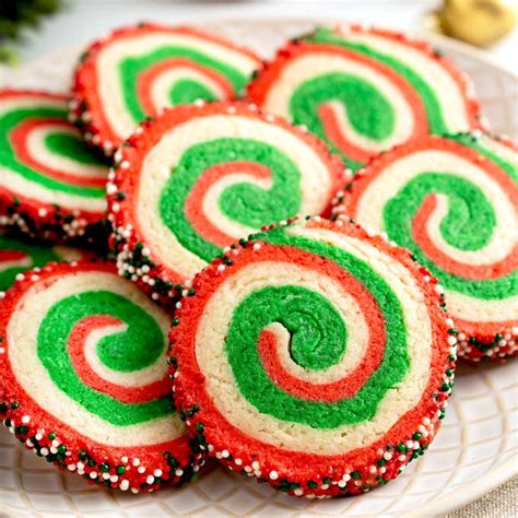 Soft and chewy lemon cookies. Christmas Pinwheel Cookies | Lemon Blossoms