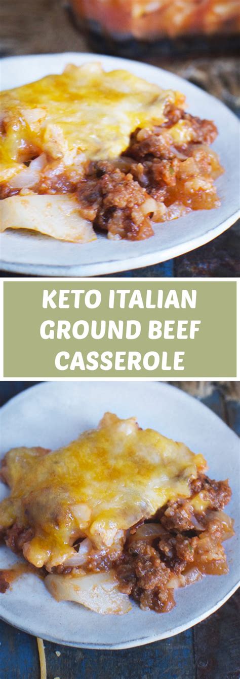 Just season beef with dried herbs, and simmer it low and slow with tomatoes until the flavors meld to. 98 reviews: Keto Italian Ground Beef Casserole | This Keto-friendly Italian Ground B… | Ground ...