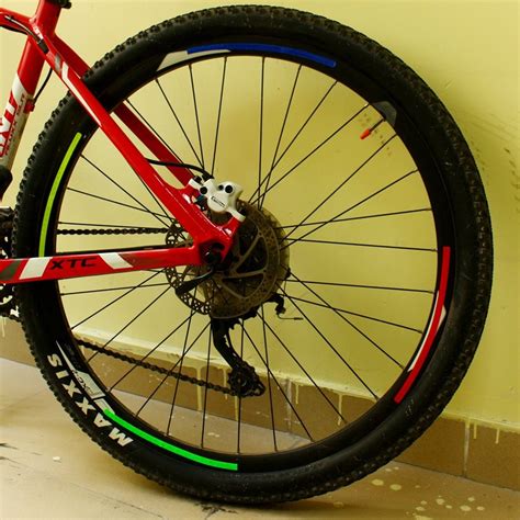 Colorful Bicycle Sticker Cycling Wheel Rim Sticker Mtb Bike Safety