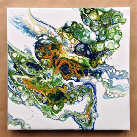 Acrylic Pouring Flip And Drag Acrylicpouring Pouringacrylic Pouring