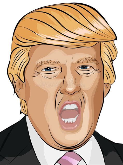 Donald Trump Vector Illustration Editorial Stock Photo Illustration