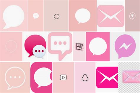 Aesthetic Pink Messages Icon For Iphone In Ios 14 My Blog