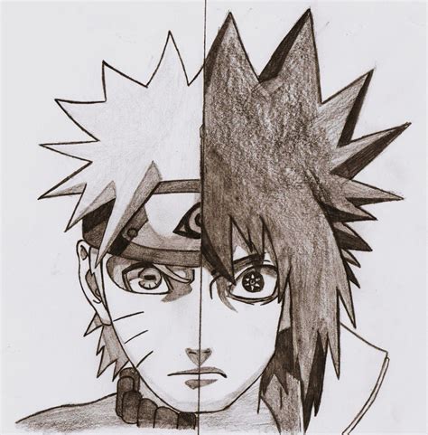 Art Image By Naruto Sketch Naruto Sasuke Sakura Sasuk