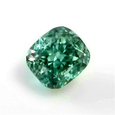 025ct Green Diamond Natural Loose Fancy Deep Blue Green Color Gia
