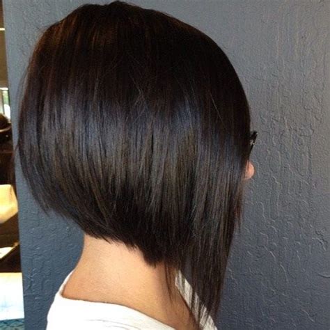 Hottest Stacked Haircuts To Try In Brunette Bob Haircut