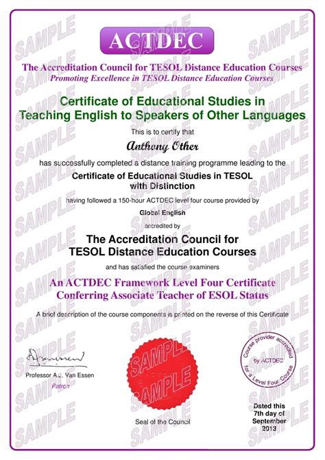 upgrade to tesol advanced course 30 hours global english