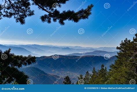 View From Tornik Zlatibor Mountain Stock Photo Image Of Valley