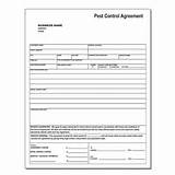 Pest Control Services Agreement Pictures