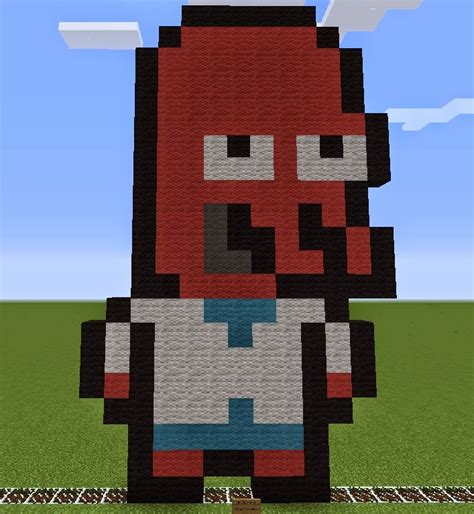 Rishas Minecraft Blog Dr Zoidberg Pixel Art