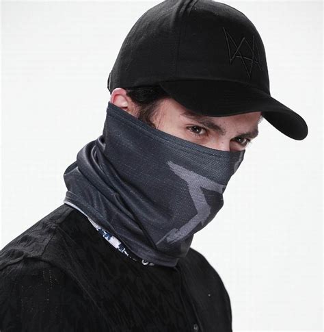 Watch Dogs Aiden Pearce Mask Cap Cotton Hat Set Costume Cosplay Hat