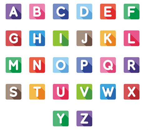 Free Printable Colored Letters Of The Alphabet Free Printable Templates