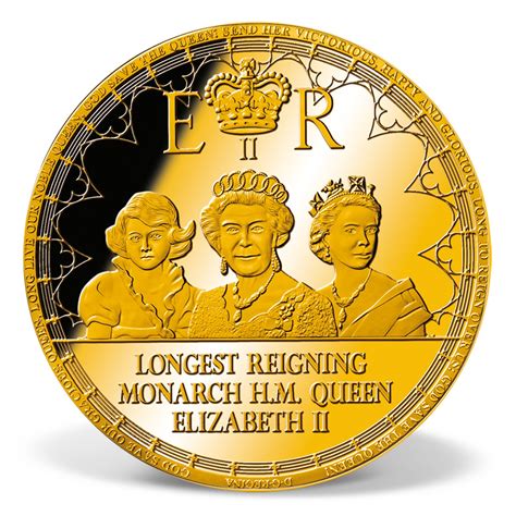 Queen Elizabeth Ii Longest Reigning Monarch Jumbo Commemorative Coin